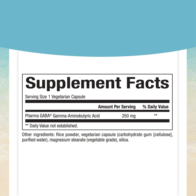 Close-up view of Prosafe Fermented Pharma GABA® Rapid-Release Capsules