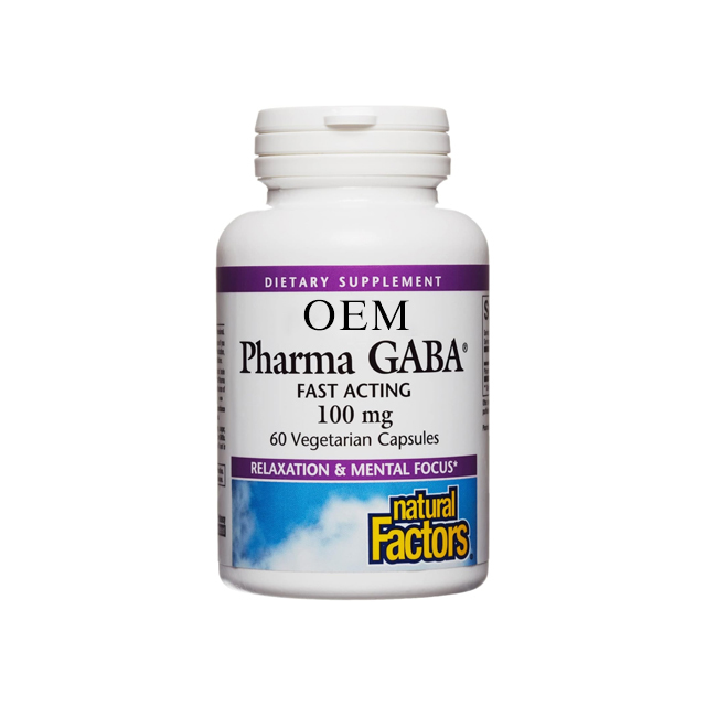 PharmaGABA® Rapid-Release Vegetarian Capsules product packaging