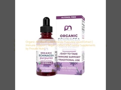 Chiết xuất lỏng Echinacea Purpurea hữu cơ không cồn | Hỗ trợ miễn dịch | Thuần chay | Thực phẩm bổ sung thảo dược OEM/ODM của Prosafe Nutri