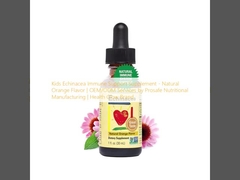 Thực phẩm bổ sung hỗ trợ miễn dịch Echinacea cho trẻ em - Hương vị cam tự nhiên | Dịch vụ OEM/ODM bởi Prosafe Nutritional Manufacturing | Thương hiệu Health Glow